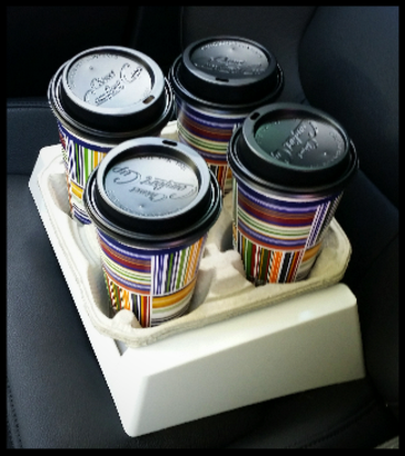 BevWedgetray A great mobile drink holder